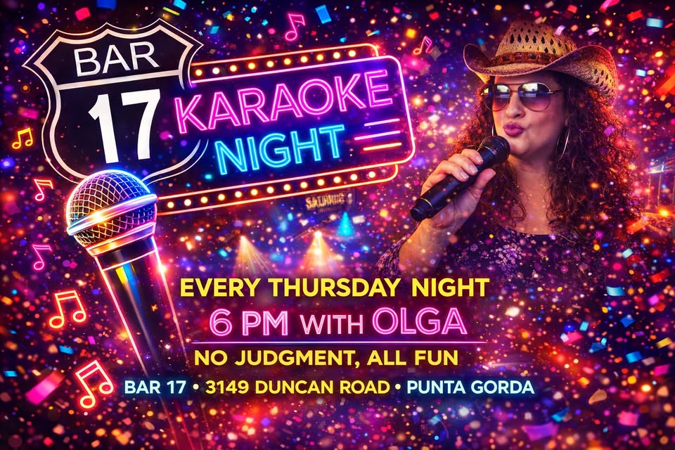 karaoke with olga at bar 17!!