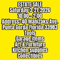 estate sale everything must go!!!!!!