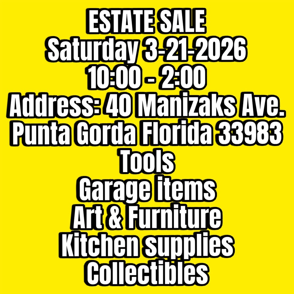 estate sale everything must go!!!!!!