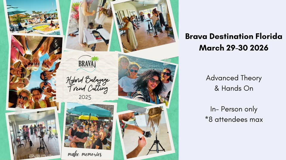 florida modern balayage + trend cutting