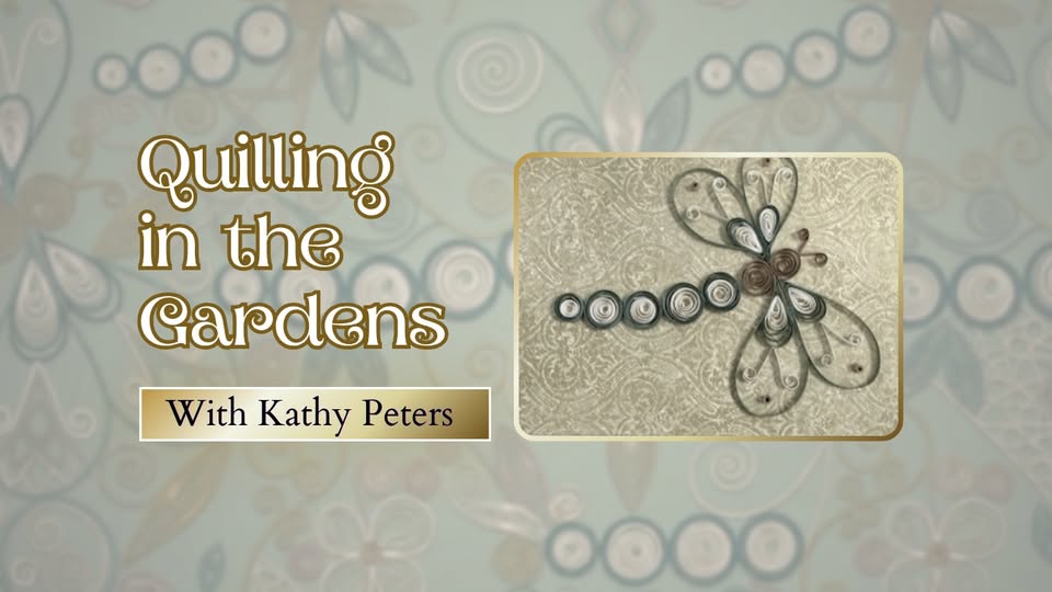 quilling in the gardens dragon flies