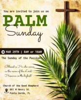 palm sunday service