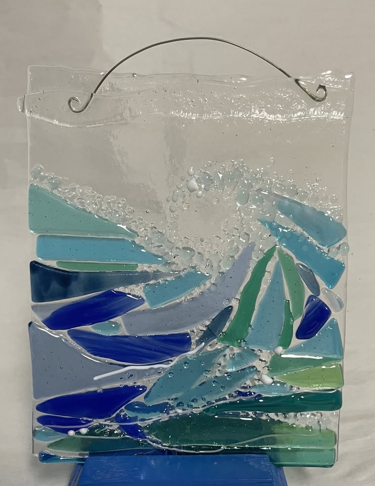 class: fused glass suncatchers (punta gorda)