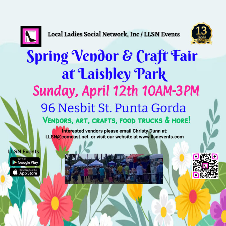 Spring Vendor & Craft Fair at Laishley Park in Punta Gorda