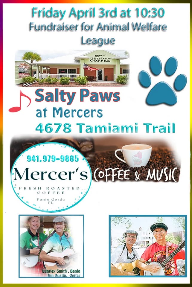 music and coffee fundraiser for awl