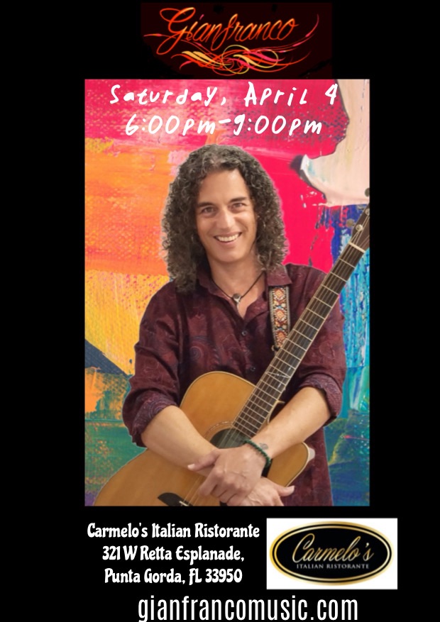 gianfranco live at carmelo’s!?????