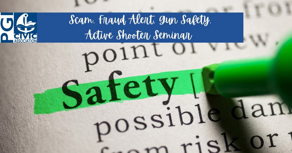 scam, fraud alert, gun safety, active shooter seminar [member exclusive]