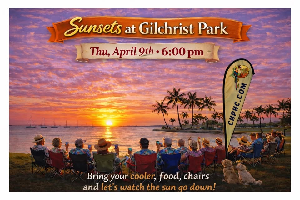 sunsets at gilchrist park