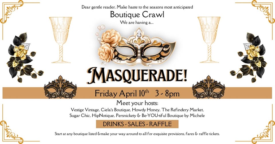 ?? masquerade boutique crawl | downtown punta gorda ???