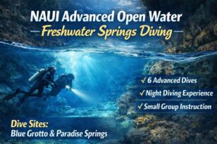 advanced open water course fresh water springs