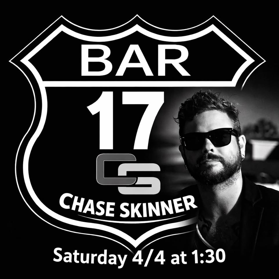 nashville recording artist chase skinner at bar 17!!!