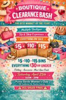 ?? boutique clearance bash! ??