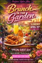 brunch in the garden