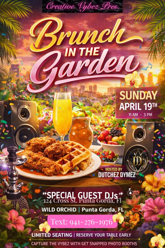 brunch in the garden