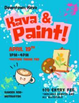 kava n' paint at downtown kava with ranger rob