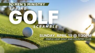 men's ministry spring golf scramble