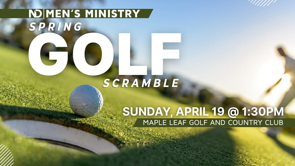 men's ministry spring golf scramble
