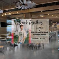 jacob engelking at half cracked tiki shack