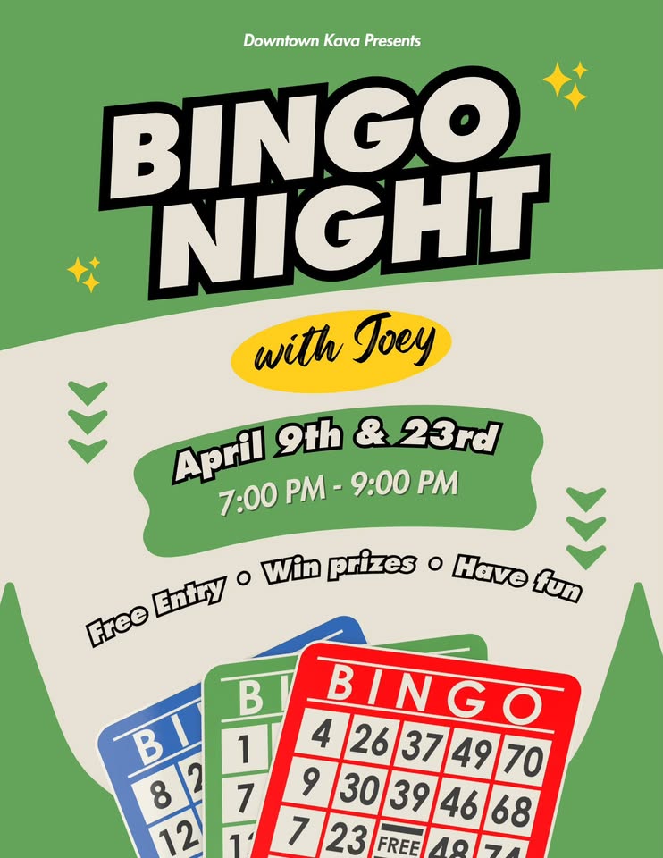 bingo night with joey!