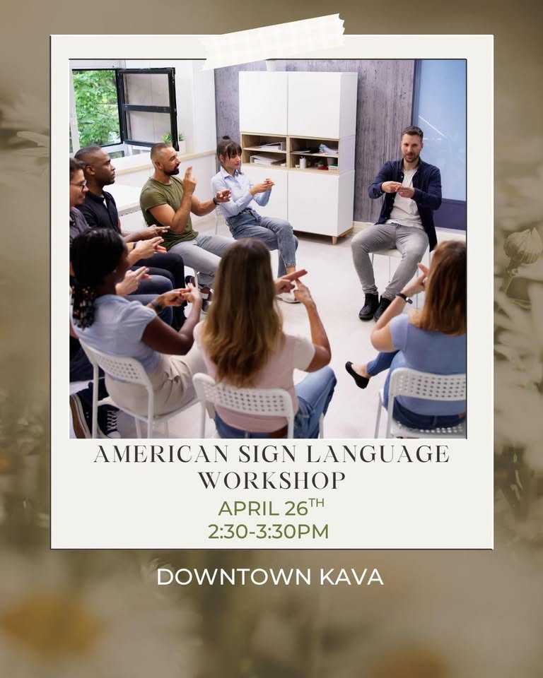 sign language workshop with kira
