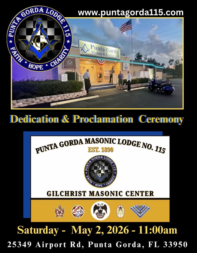 gilchrist masonic center dedication ceremony