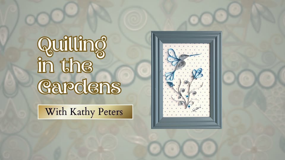 quilling in the gardens hummingbirds