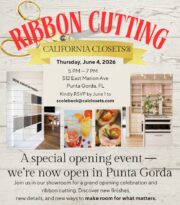 ribbon cutting california closets