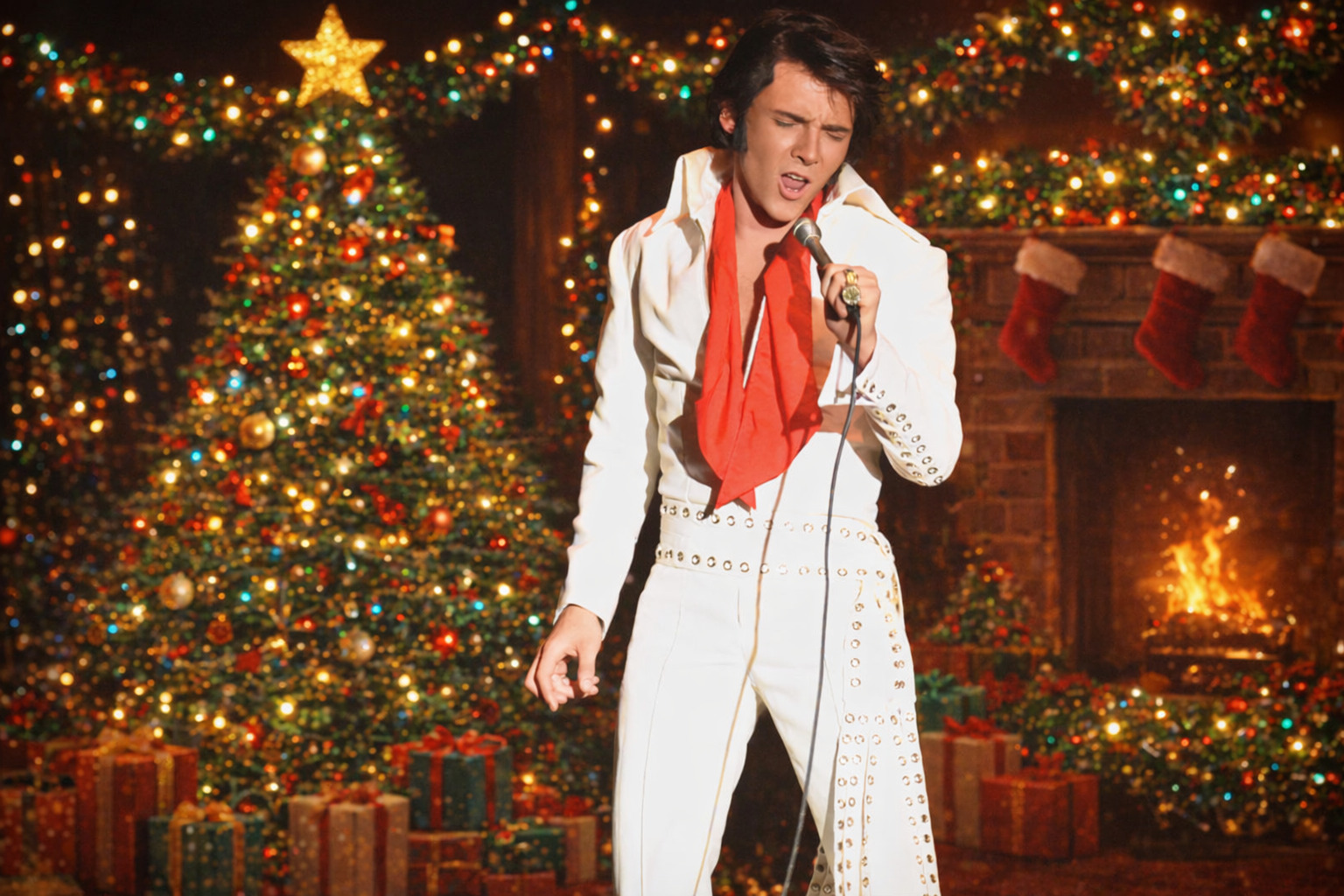 matt stone as elvis christmas