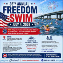 35th Annual Freedom Swim Returns to Punta Gorda on July 4th!