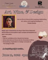 art, wine, and design