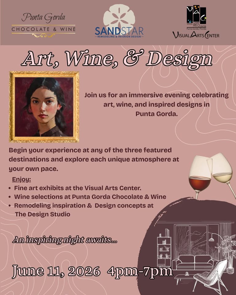 art, wine, and design