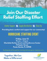hurricane staffing event