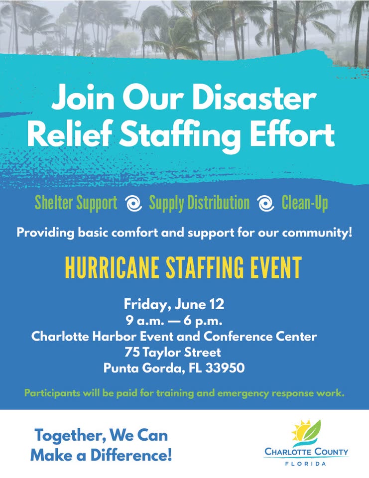hurricane staffing event