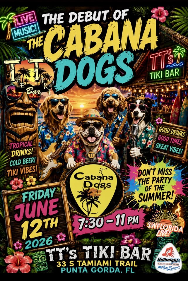 cabana dogs debut @ tt's tiki bar!
