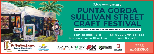 Join us for the 27th Annual Punta Gorda Sullivan Street Craft Festival on September 20-21!