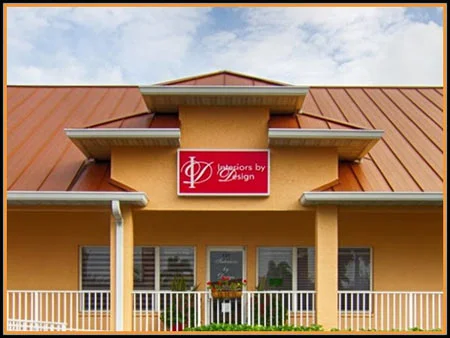 Interiors By Design - A full service Design Center in Punta Gorda featuring in Hunter Douglas Products. IBD_storefront