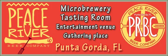 Peace River Beer Company - A Punta Gorda Microbrewery - Tasting Room and Great All around Gathering Place! Peace River Brewing Banner