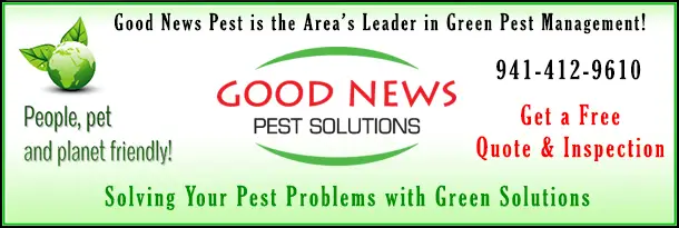 Good News Pest is the area’s leader in Green Pest Management